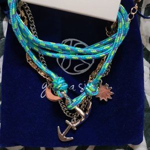 wrap bracelet and anklet